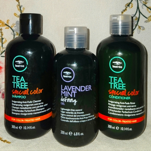 Paul Mitchell TeaTree Special Set: Color Invigorating Shampoo, Conditioner & Gel